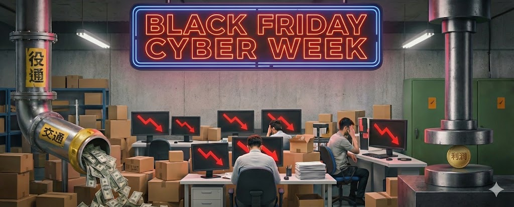 黑五流量贵得离谱？单量少得可怜？别着急有反转！