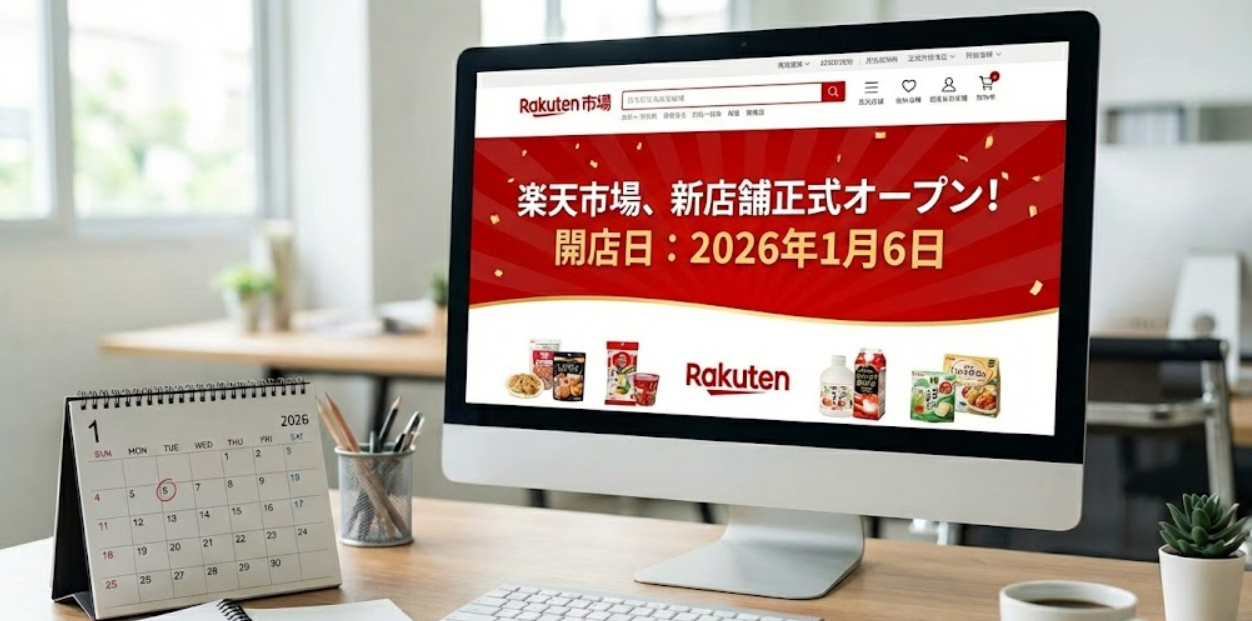 无需养号，2026年1月6日乐天本土店铺全品类直接上！