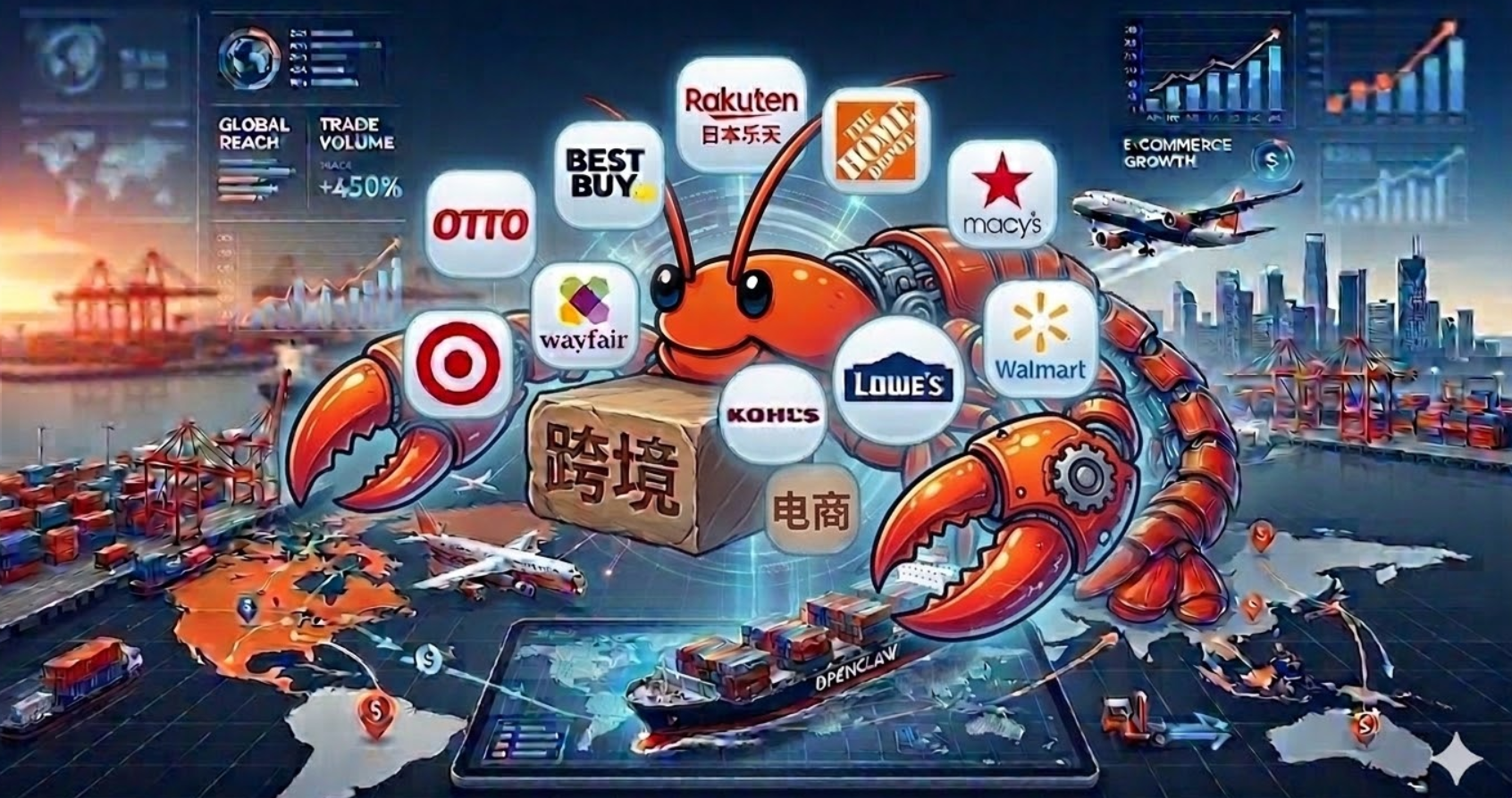 别只盯着ERP和影刀了，“OpenClaw龙虾🦞”正在重写跨境的自动化规则